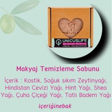 Unicuslife Saf Doğal Makyaj Temizleme Sabunu, Katkısız, Soğuk Işlem El Yapımı  100 Gr