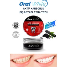 Oral White Aktif Karbonlu Diş Beyazlatma Tozu