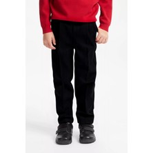 Yakamel Erkek Likralı Rahat Kalıp Günlük Lise Okul Pantolon