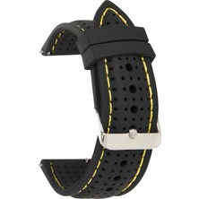 Cobra Xiaomi Mi Watch S1-S2 Yuvarlak Kasa Uyumlu 22MM Silikon Saat Kordonu Kayışı 22S26B