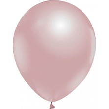 Kidspartim Metalik Gül Kurusu Balon 12 Inc