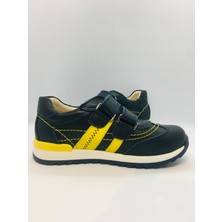 Ortopedia Ortopedia 215 Ortopedia Ortopedik Çocuk Deri Spor Ayakkabı - Lacivert Sarı