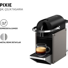 Nespresso Pixie Titan Kahve Makinesi C62