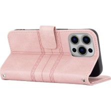 Bdt Shop IPhone 16 Için Flip Case Pro Darbeye Koruyucu Cüzdan Kılıf Manyetik Pu (Yurt Dışından)