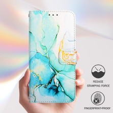 Bdt Shop Tecno Pova 6 Neo Pu Deri Mermer Desen Cüzdan Kickstand Için Kılıf (Yurt Dışından)