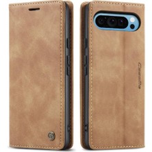 Bdt Shop Google Piksel 9 Pro Xl Için Flip Case Manyetik Kapatma Darbeye Vaka Kartı (Yurt Dışından)