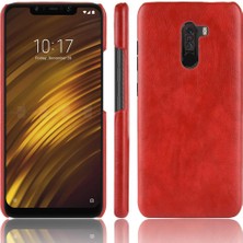 Bdt Shop Retro Kılıf Için Xiaomi Pocophone F1 Retro Anti Scratch Lychee Desen Kapak (Yurt Dışından)