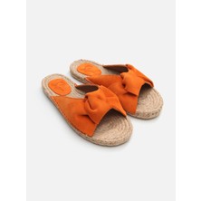 Su Espadril Fiocco Turuncu Kadın Espadril Terlik