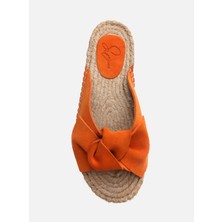 Su Espadril Fiocco Turuncu Kadın Espadril Terlik