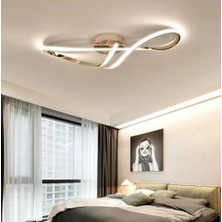 Burenze Modern Tasarım Forever LED Avize Plafonyer Tavan Salon Mutfak Oturma Odası Hol Antre