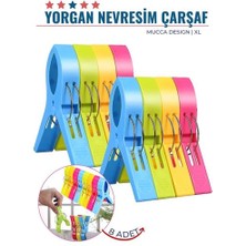 Xl Yorgan Nevresim Çarşaf Mandalı 8 Adet Mucca Design  718221