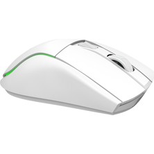 Pusat Reflex Ultra 16000 Dpı 400 IPS Yüksek Performanslı Kablosuz Rgb Oyuncu Mouse- Beyaz