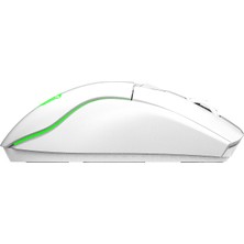 Pusat Reflex Ultra 16000 Dpı 400 IPS Yüksek Performanslı Kablosuz Rgb Oyuncu Mouse- Beyaz