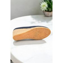 Yd Shoes 7cm Dolgu Topuk Keten Espadril