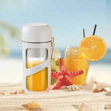 Porodo Lifestyle Juice & Smoothie Blender Vakumlu Taze Taşınabilir 380ML Beyaz