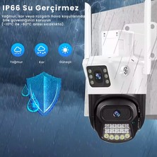 Kadraj 4g, 6mp Cctv 4g Ptz Güvenlik Kamerası - IP66 Su Geçirmez, Renkli Ir Gece Görüş, Otomatik Izleme, 3k Cctv