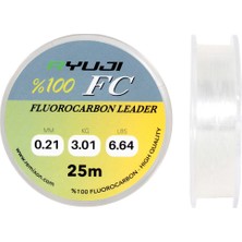 Ryuji Fluoro Carbon 25 M Shock Leader Misina