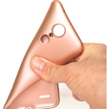 ZORE LG K8 2017 Kılıf Premier Silikon Kapak-Rose Gold