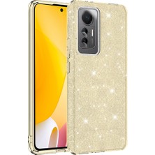 ZORE Xiaomi 12 Lite Kılıf Shining Silikon-Gold