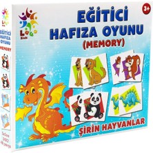 Kornea Store Laço Puzzle LC022 Eğitici Hafıza Oyunu Şirin Hayvanlar