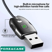 Forzacase Bluetooth 5.0 Fm Transmitter Aux USB Girişli 1.2 Metre - FC697