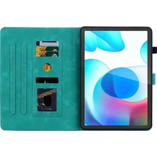 SUNShop Kabartmalı Deri Kılıf Realme Pad Mini 8.7 Için (Yurt Dışından)