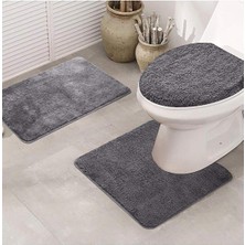 Post Banyo Paspası Puff 3lü Klozet Takımı 60X100 40X60 40X50