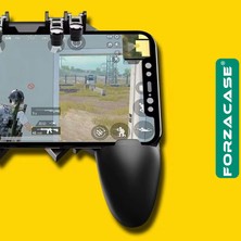 Forzacase 4.7’’-6.5’’ Telefonlar ile Uyumlu Telefon Oyun Kolu Pubg 4’lü Tetik Düğmesi - FC692