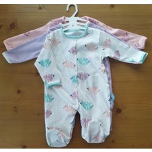 Mıdırık Çıtçıtlı 3lü Fil Desenli Tulum