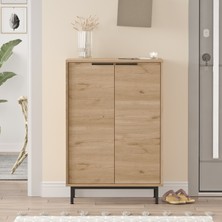 L'occi Concept Sleek 72 cm Ayakkabılık Metal Ayaklı 5 Raflı Sepet Sk1-S