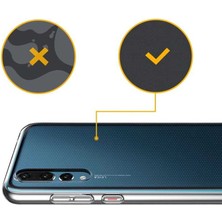 ZORE Huawei P20 Pro Kılıf Süper Silikon Kapak-Renksiz