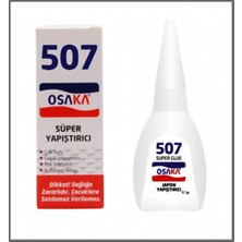 Osaka 507 Japon Yapıştırıcı 17 gr Süper Yapıştırıcı Hızlı Kullanım İçin Pratik 2 Adet