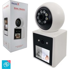 Radex RX-11AI Smart Akıllı Güvenlik Kamerası 2 Kameralı 3+3mp Wi-Fi Ptz Ekranlı