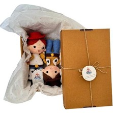 Tatu Craft Maskot Toy Story Woody ve Jessie Amigurumi Organik Oyuncak Hediye Seti