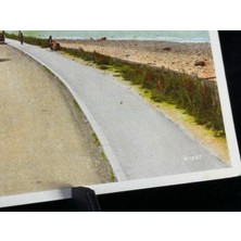 Ephemera Ingiltere Marıne Drıve, Rhos On Sea Post Card W1227 Carbo Colour  Valentin & Son London Nadir