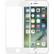 Techno Guru iPhone 6s Plus Esnek Yapılı Ekranı Tam Kaplayan Seramik Ekran Koruyucu Beyaz