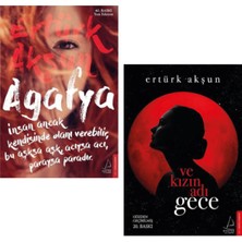 Ertürk Akşun 3 Kitap Set (Şimdi Canavarlar Zamanı+ Agafya+ ve Kızın Adı Gece)+Kalem-Destek Yayınları