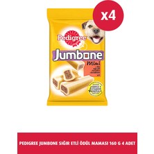 Pedigree Jumbone Sığır Etli Ödül Maması 160 G 4x