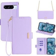 ZSZH Google Pixel 8 Pro Için Crossbody Deri Kılıf (Yurt Dışından)