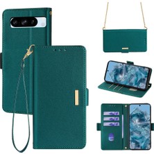 ZSZH Google Pixel 8 Pro Için Crossbody Deri Kılıf (Yurt Dışından)