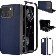 ZSZH Google Pixel 9 Pro Fold Için Pu Deri Telefon Kılıfı (Yurt Dışından)