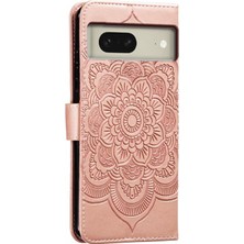 ZSZH Google Pixel 8 Için Mandala Pu Kılıf (Yurt Dışından)