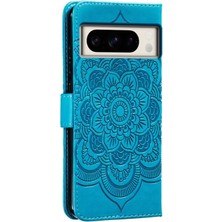 ZSZH Google Pixel 8 Pro Için Mandala Pu Kılıf (Yurt Dışından)