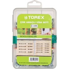 Torex Çok Amaçlı Vida Seti 155 Parça