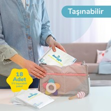 Dewiggle [90 Lı Super Eko Paket] Portatif Lazımlık Poşeti 300 ml E Kadar Su Emici Ped