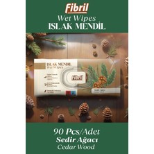 Fibril Karma Serisi Çiçek Islak Mendil 3x90 Paket 270 Yaprak Doğal Esans , Geri Dönüştürülebilir Kumaş