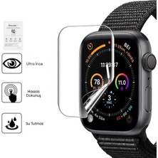 Rova Apple Watch Series Se 40MM  Uyumlu 3 Adet Şeffaf Ultra Koruyucu Nano Jelatin