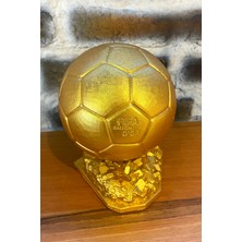 Craft 3D Atölye Dünya Kupası ve Ballon D'or (15 cm Boyunda)-Hediye Paketi ile Beraber Beton Büst/figür/biblo