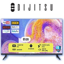 Dıjıtsu 32DS10000 32'' 82 Ekran Uydu Alıcılı HD Ready Android Smart DLED TV