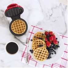 Dash Mini Waffle Makinesi, Yapışmaz Yüzey, Eşit Isıtma